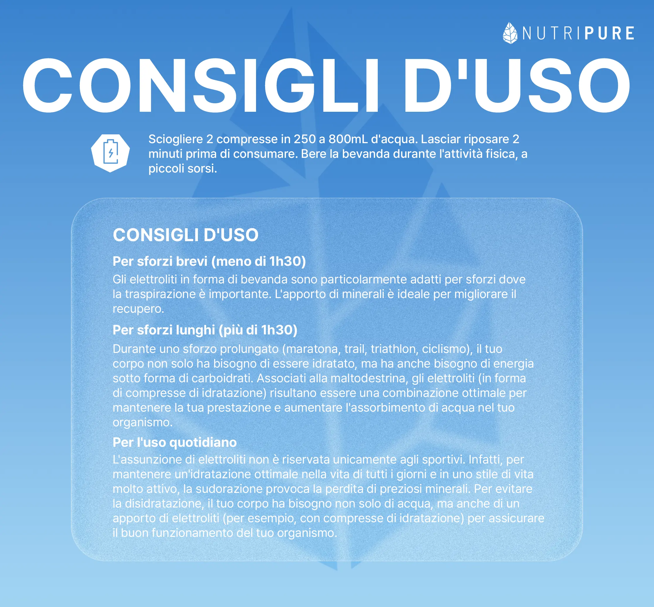 Hydrapure Compresse per l'Idratazione Elettroliti - Image 14